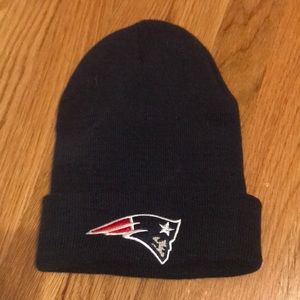 New England Patriots beanie hat
